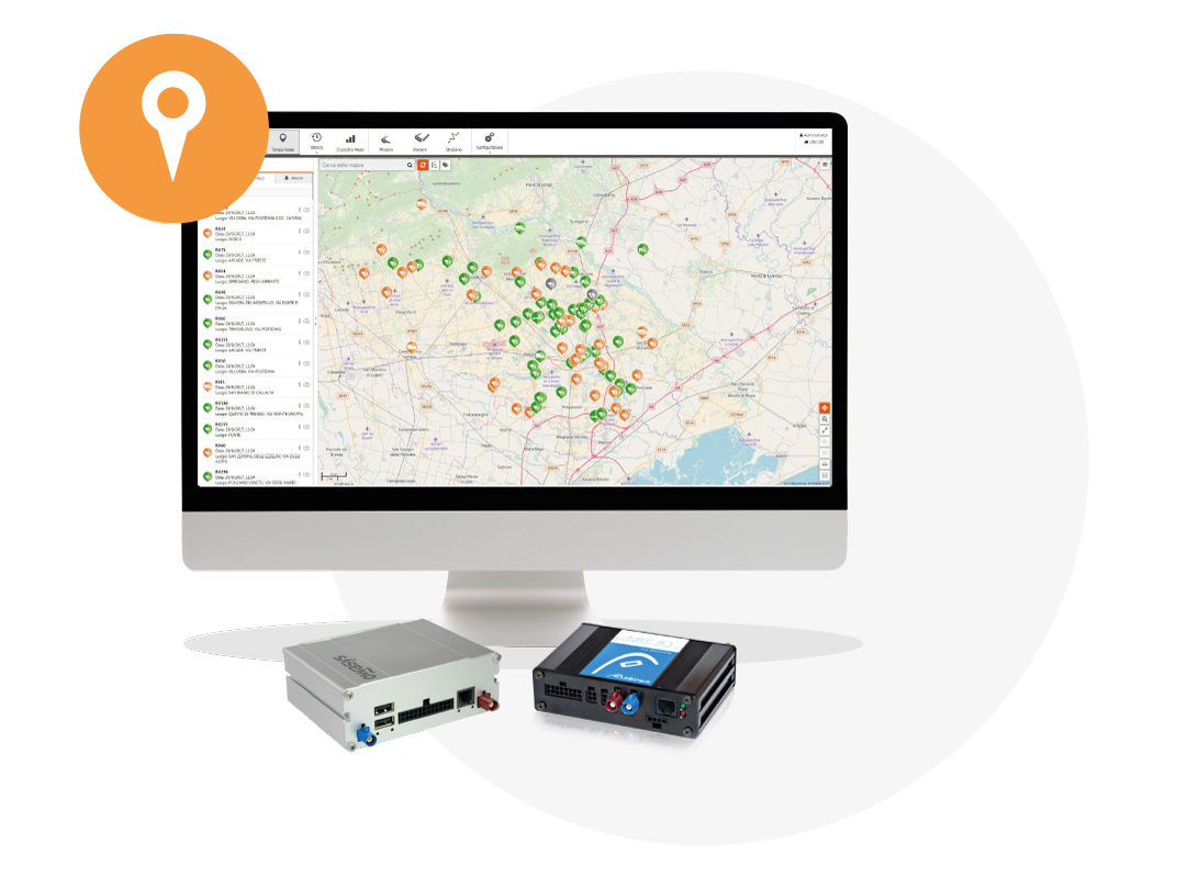 LeOWeb | Monitoraggio GPS in tempo reale dei mezzi