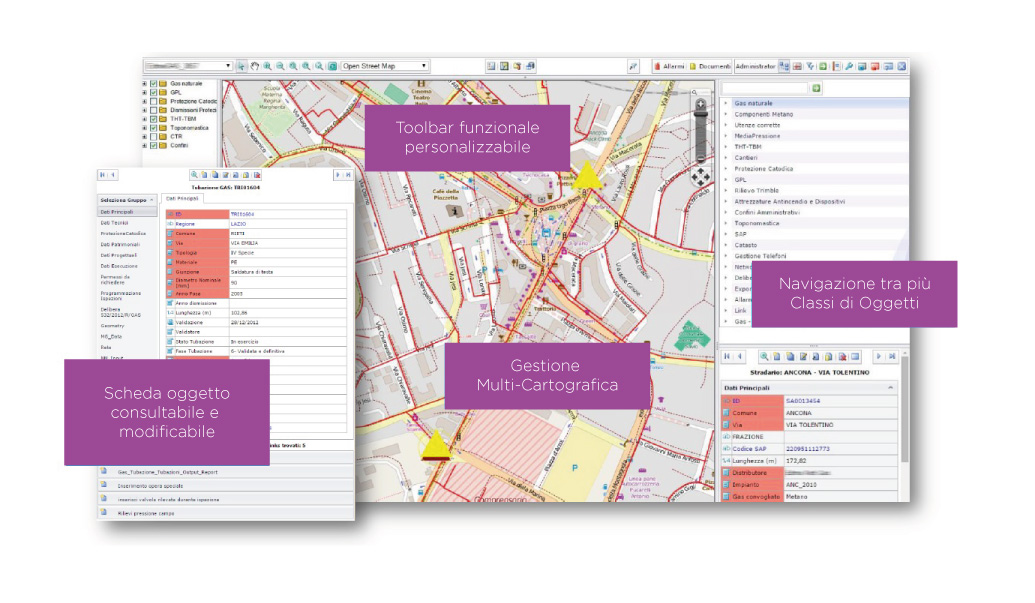 3wGIS, il WebGIS per gestire base dati e oggetti grafici georeferenziati 