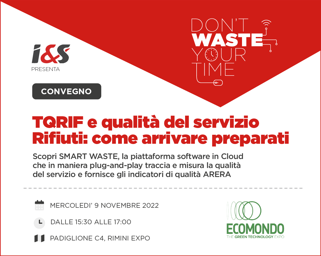 locandina convegno TQRIF ecomondo22