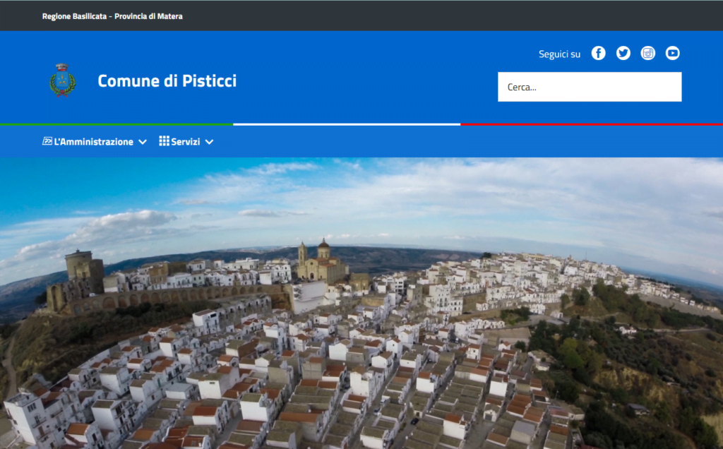 Comune di Pisticci - sito web 