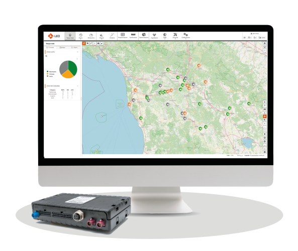 Monitoraggio mezzi e squadre in real-time 