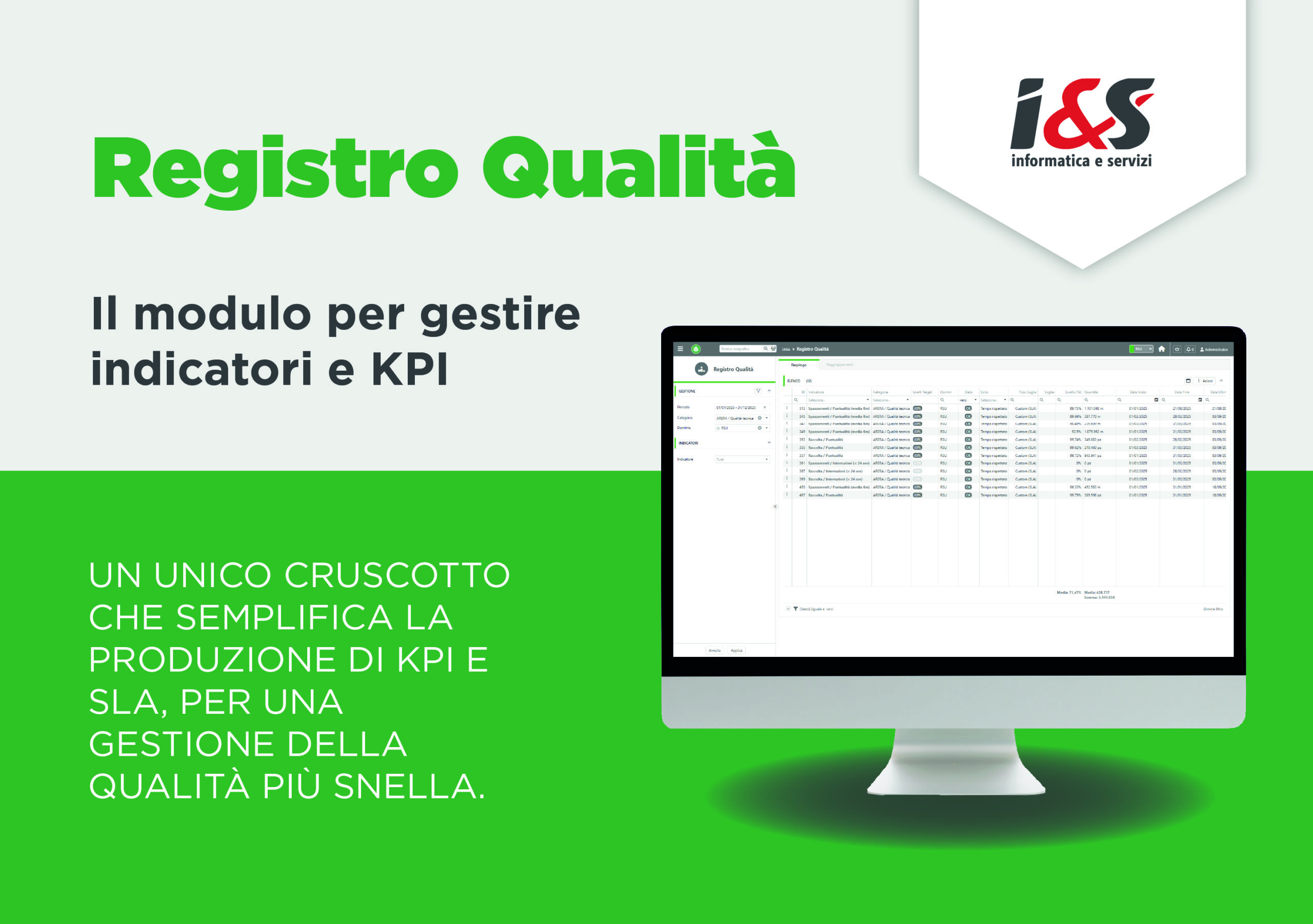 Registro Qualità - screenshot del nuovo modulo del gestionale per rifiuti DBW 