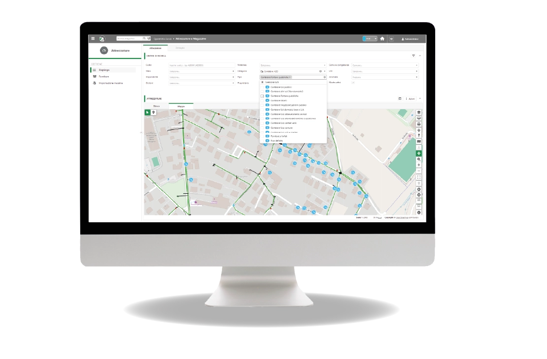 Creazione catalogo oggetti e asset