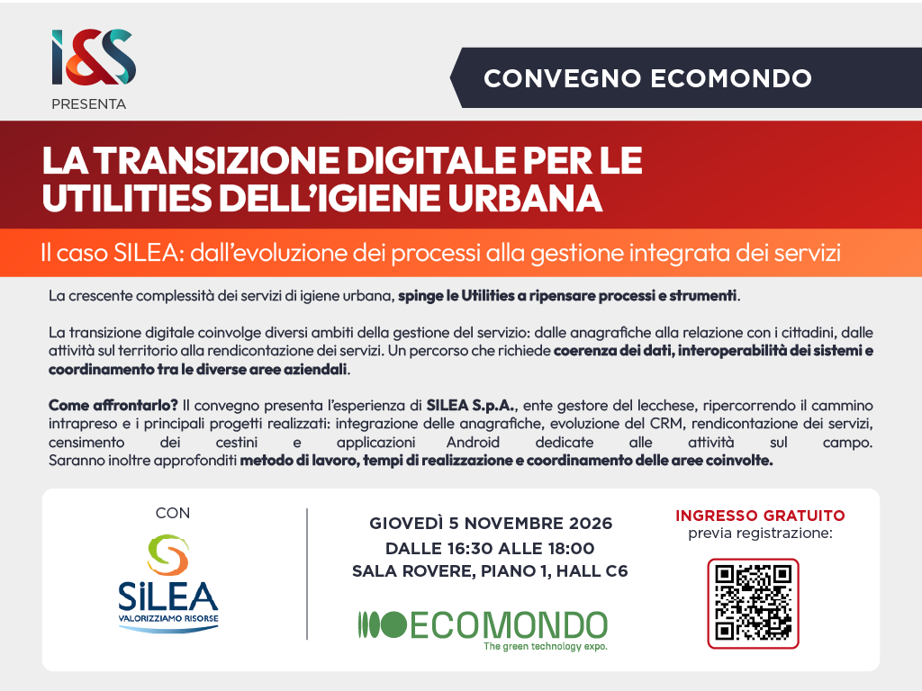 flier invito convegno Ecomondo26 con Silea SpA